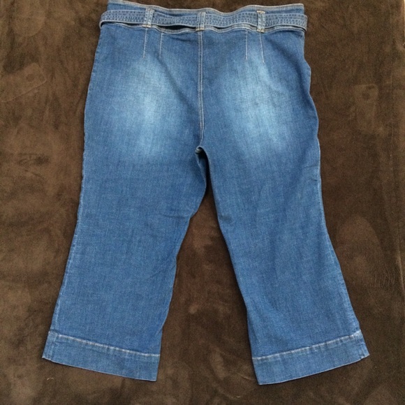 Pilcro And The Letterpress by Anthropologie High-Rise Cropped Flare Belt Jeans - Picture 5 of 6